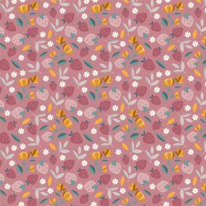 tissu imprimé Charlotte foncé