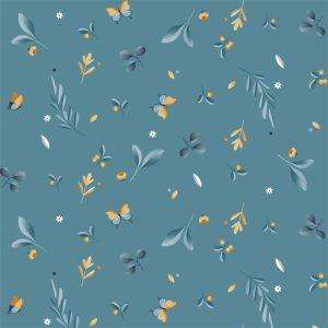 tissu imprimé Marius foncé